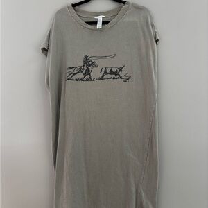 Western Graphic Dress